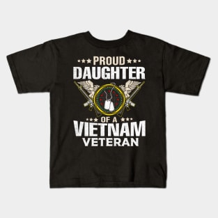 proud daughter of a vietnam veteran Kids T-Shirt